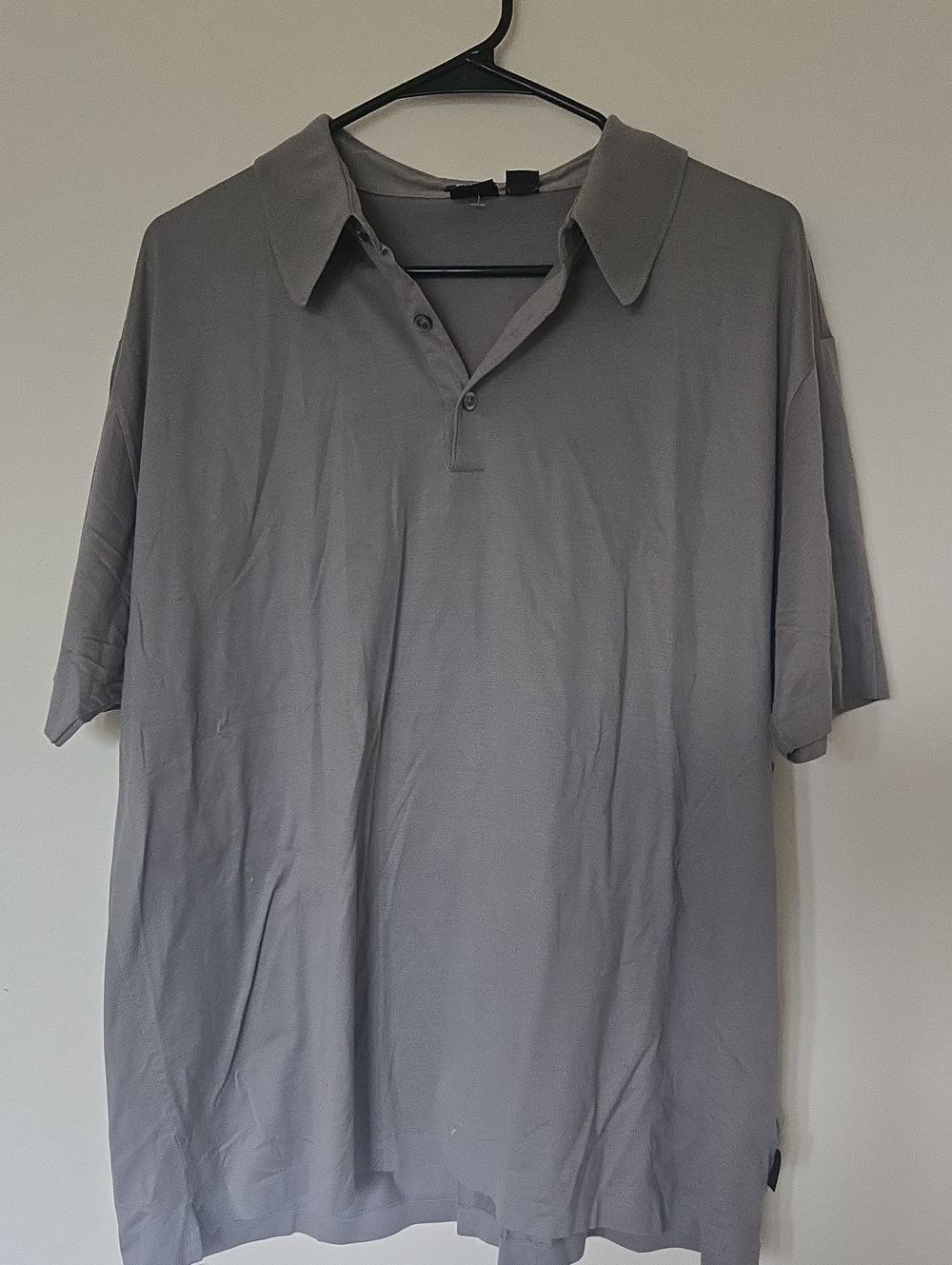 Boss Men's Grey Hugo Boss Short-Sleeve Polo